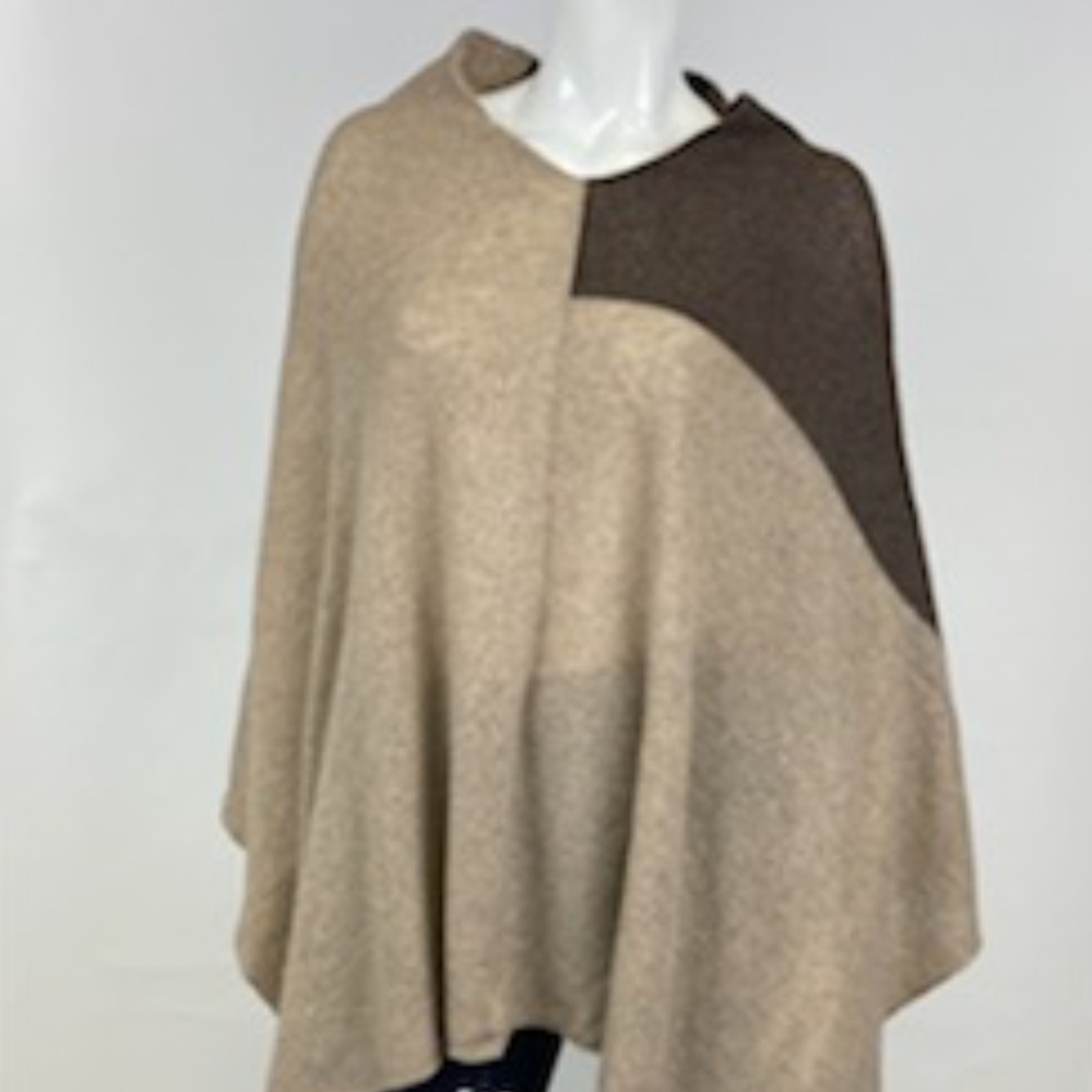 Portolano - Cashmere Two-Tone Poncho